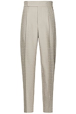 Fear of God Single Pleat Tapered Trouser in Dove Grey, view 1, click to view large image.
