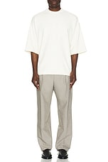 Fear of God Single Pleat Tapered Trouser in Dove Grey, view 6, click to view large image.