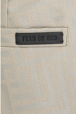 Fear of God Single Pleat Tapered Trouser in Dove Grey, view 5, click to view large image.