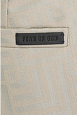 Fear of God Single Pleat Tapered Trouser in Dove Grey, view 3, click to view large image.