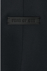 Fear of God Pintuck and Stripe Relaxed Sweatpant in Black, view 4, click to view large image.
