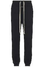 Fear of God Eternal Classic Sweatpant in Black, view 1, click to view large image.