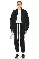 Fear of God Eternal Classic Sweatpant in Black, view 5, click to view large image.