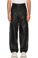 Fear of God Eternal Leather Pant in Black, view 4, click to view large image.