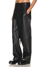 Fear of God Eternal Leather Pant in Black, view 3, click to view large image.