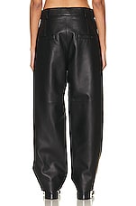 Fear of God Eternal Leather Pant in Black, view 4, click to view large image.
