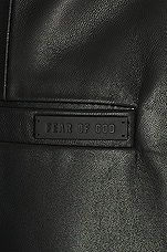 Fear of God Eternal Leather Pant in Black, view 5, click to view large image.