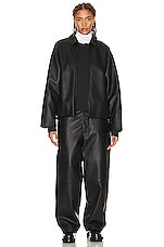Fear of God Eternal Leather Pant in Black, view 6, click to view large image.