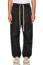 Fear of God Eternal Nylon Relaxed Pant in Black, view 3, click to view large image.