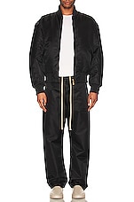 Fear of God Eternal Nylon Relaxed Pant in Black, view 5, click to view large image.