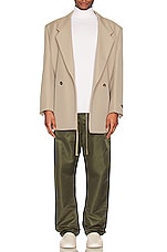 Fear of God Eternal Relaxed Pant in Olive, view 5, click to view large image.