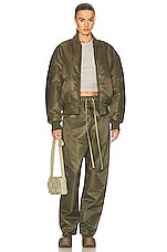 Fear of God Eternal Relaxed Pant in Olive, view 5, click to view large image.