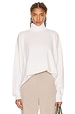 Fear of God Eternal Turtleneck in Cream, view 1, click to view large image.