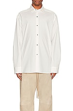 Fear of God Eternal Shirt in Cream, view 4, click to view large image.