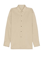 Fear of God Eternal Shirt in Dusty Beige, view 1, click to view large image.