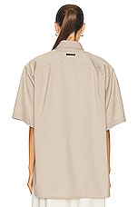 Fear of God Eternal Shirt in Dusty Beige, view 4, click to view large image.