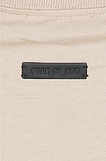 Fear of God Eternal T Shirt in dusty beige, view 4, click to view large image.