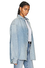 Fear of God Eternal Denim Shirt in 5 Year Indigo, view 2, click to view large image.