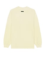 Fear of God Airbrush 8 Ls Tee in Lemon Cream, view 2, click to view large image.