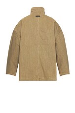 Fear of God Full Zip Denim Shirt in Deer, view 2, click to view large image.