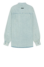 Fear of God Denim Shirt in Light Indigo, view 2, click to view large image.