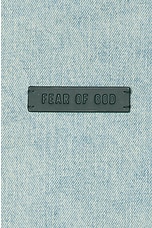 Fear of God Denim Shirt in Light Indigo, view 3, click to view large image.