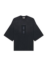 Fear of God Airbrush 8 Ss Tee in Black, view 1, click to view large image.