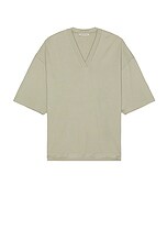 Fear of God Viscose Milano V-neck Tee in Paris Sky, view 1, click to view large image.
