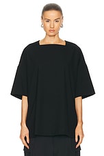 Fear of God Straight Neck SS Top in Black, view 1, click to view large image.