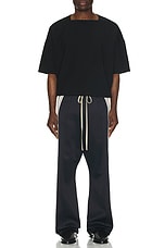 Fear of God Straight Neck SS Top in Black, view 5, click to view large image.