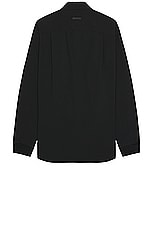 Fear of God Half Placket Shirt in Black, view 2, click to view large image.
