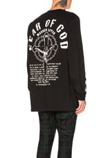 Fear of God x Warren Lotas Heavy Jersey Long Sleeve Tee in Black | FWRD