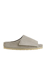 Fear of God x Birkenstock The Los Feliz Suede in Cement, view 1, click to view large image.