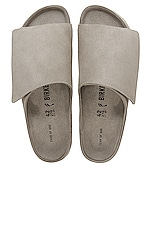 Fear of God x Birkenstock The Los Feliz Suede in Cement, view 4, click to view large image.