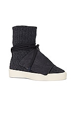 Fear of God Moc Knit Strap in Dark Grey, view 2, click to view large image.