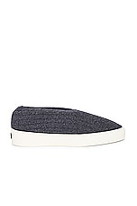 Fear of God Moc Knit Low in Melange Black, view 1, click to view large image.