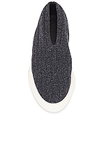 Fear of God Moc Knit Low in Melange Black, view 4, click to view large image.
