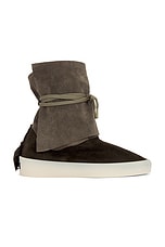 Fear of God Yuma Moc in Suede Wolf | FWRD
