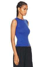 FLORE FLORE Esme Tank Top in Royal Blue, view 2, click to view large image.