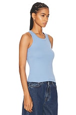 FLORE FLORE Hannah Tank Top in Baby Blue, view 2, click to view large image.