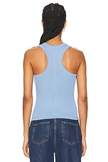 FLORE FLORE Hannah Tank Top in Baby Blue, view 3, click to view large image.