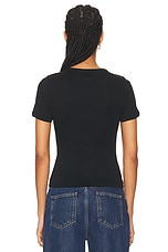 FLORE FLORE Car Tee in Black, view 3, click to view large image.