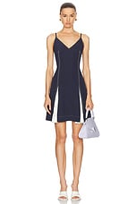 Ferragamo Mini Dress in New Navy, view 1, click to view large image.