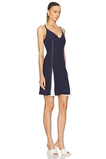 Ferragamo Mini Dress in New Navy, view 2, click to view large image.