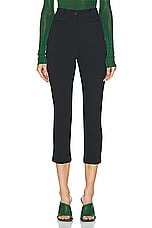 Ferragamo Stretch Pant in Nero, view 1, click to view large image.