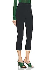 Ferragamo Stretch Pant in Nero, view 2, click to view large image.
