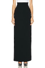 Ferragamo Corset Long Skirt in Nero, view 1, click to view large image.