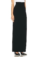 Ferragamo Corset Long Skirt in Nero, view 2, click to view large image.