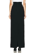 Ferragamo Corset Long Skirt in Nero, view 3, click to view large image.