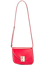 Ferragamo Fiamma Bag in Flame Red, view 1, click to view large image.